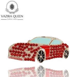 COPY - VQ Car Brooch with Crystals